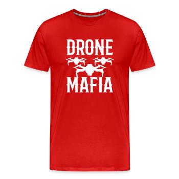 Lustiger Drohnenpilot Drohnenliebhaber - Männer Premium Bio T-Shirt - Rot - Vorne - Damien (186cm)