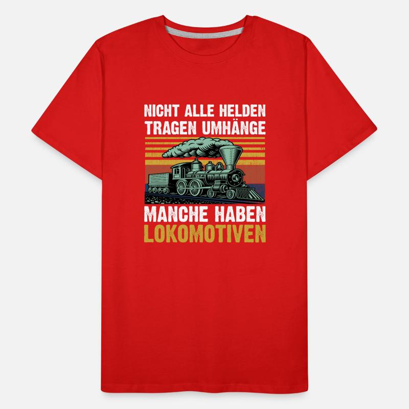 Chemin de fer miniature Train miniature Train Chemin de fer Chemin de fer Chemin de fer Train miniature Train modèle T T-shirt bio Premium Homme
