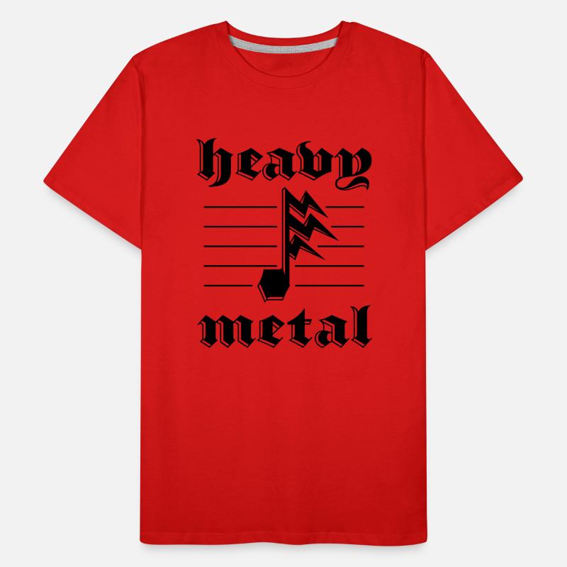 Heavy Metal Blitznote Men's Premium Organic T-Shirt