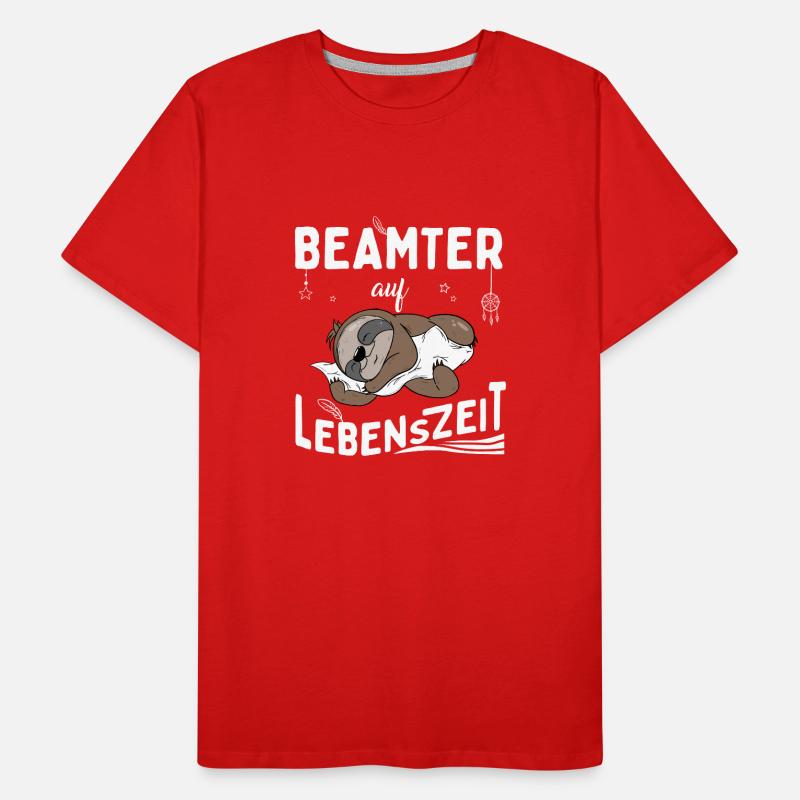 Beamter auf Lebenszeit Männer Premium Bio T-Shirt