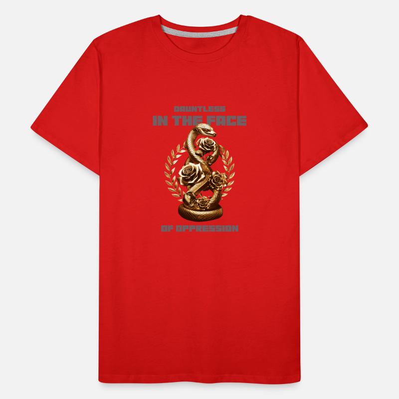 Ne vous laissez pas décourager face à l’oppression ! T-shirt bio Premium Homme