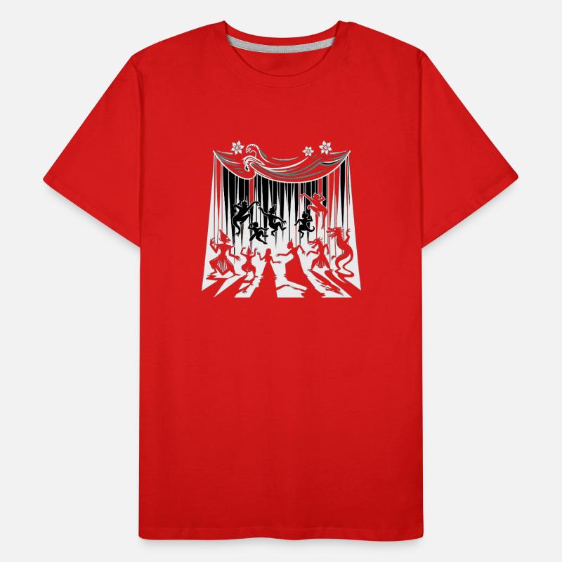 Puppet Mastery Shadow Play Bauchredner-geschenk Männer Premium Bio T-Shirt
