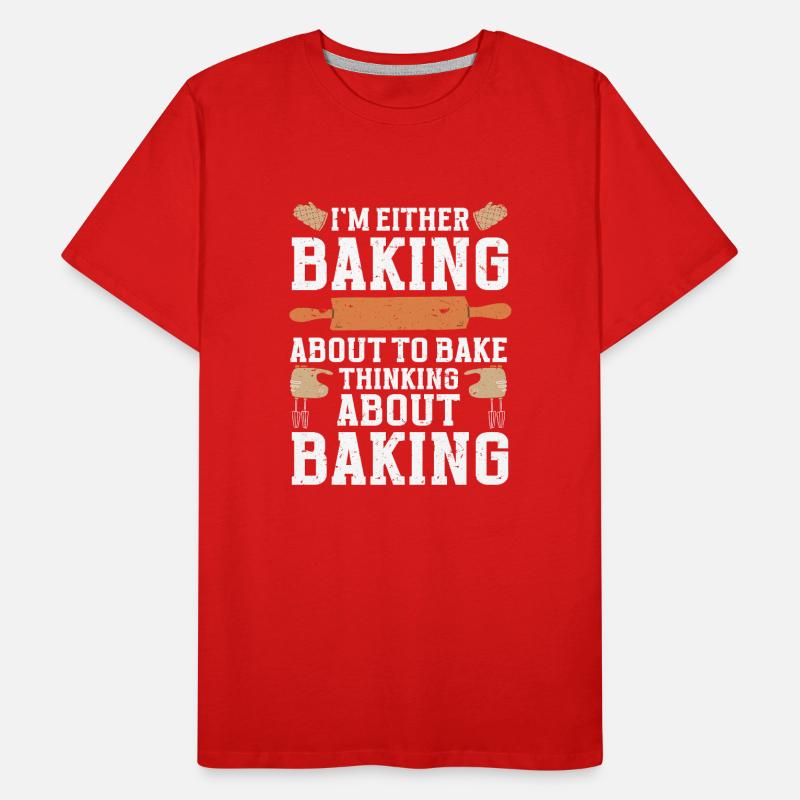 Cuisson Jeu de mots Cuire Cuisinier Chef Boulanger T-shirt bio Premium Homme