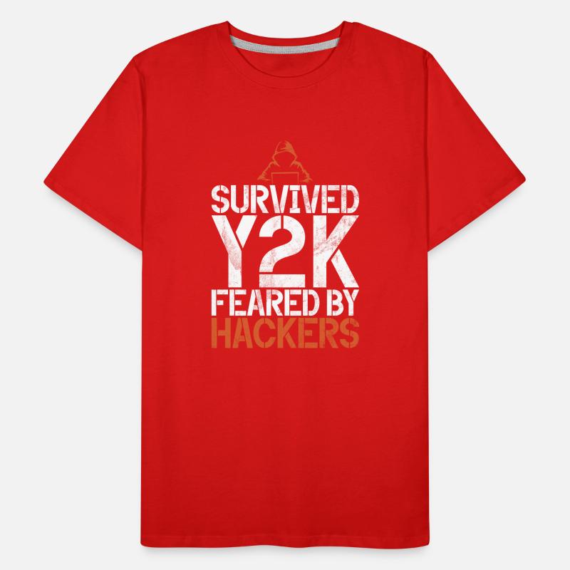Cyber security hacker hacking Men's Premium Organic T-Shirt