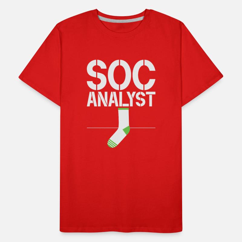 Cyber security hacker hacking Men's Premium Organic T-Shirt