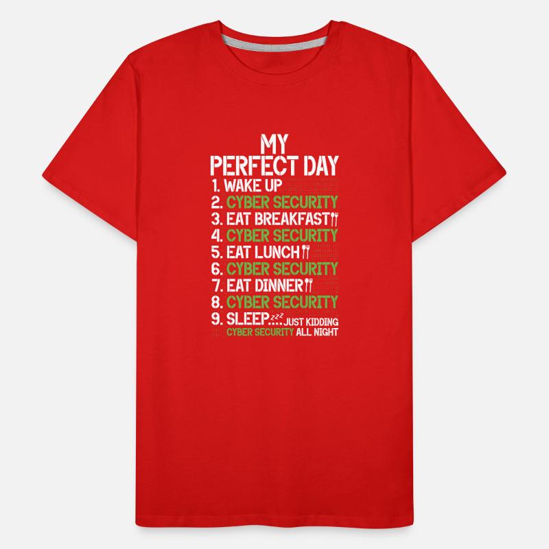 Cyber-sicherheits-hacker-hacking Männer Premium Bio T-Shirt