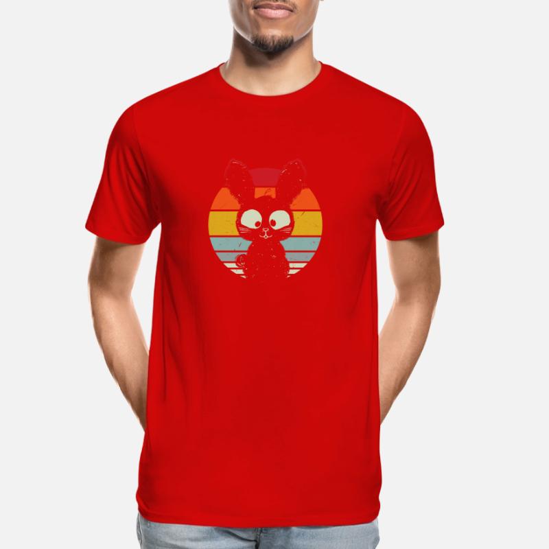 Bunny, Bunny, Retro Rabbit, Easter Bunny, Easter Bunny Men's Premium Organic T-Shirt
