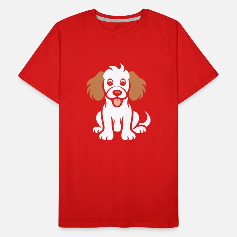 Cocker Spaniel Dog Men's Premium Organic T-Shirt