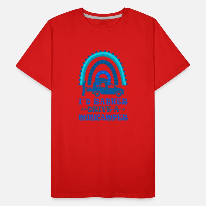 Minicamper Sprüche Camping-Camper Microcamper Männer Premium Bio T-Shirt