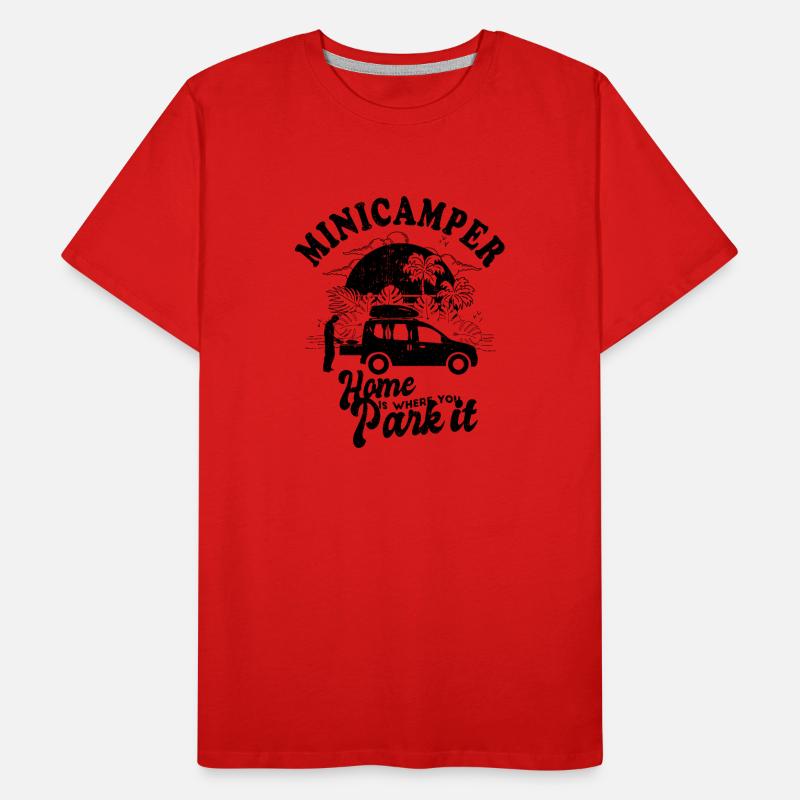 Minicamper Sprüche Camping-Camper Microcamper Männer Premium Bio T-Shirt