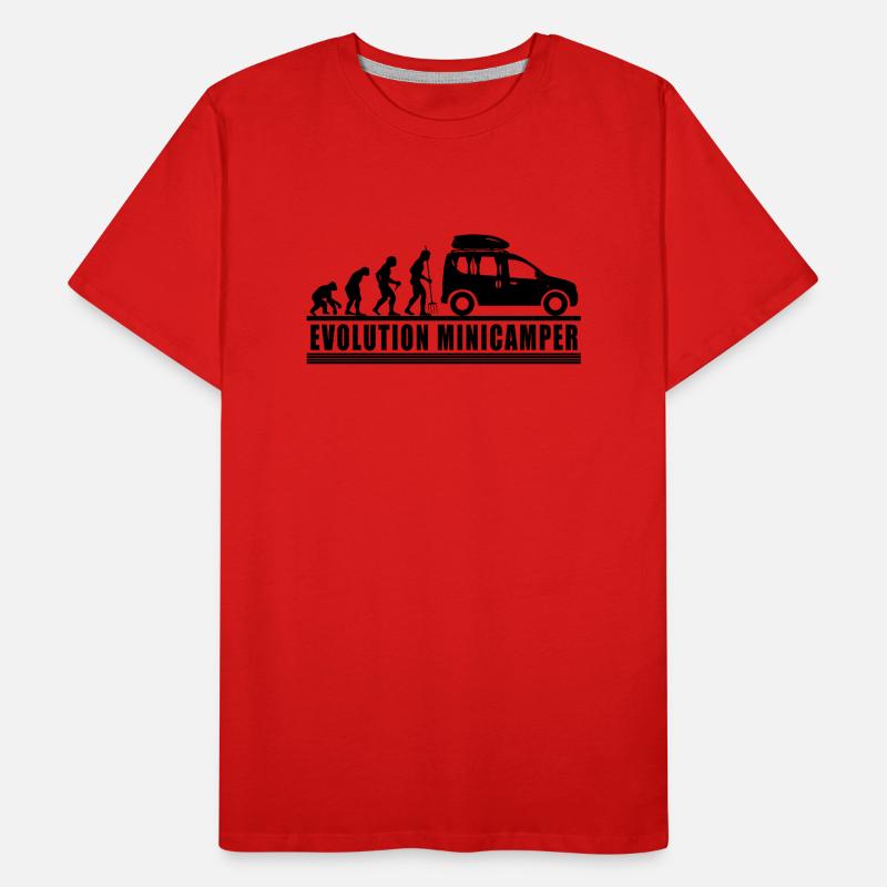 Evolution Minicamper Camping-Camping-Camping T-shirt bio Premium Homme