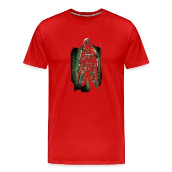Horrorfilm-fan Zombie-horror Klassischer - Männer Premium Bio T-Shirt - Rot - Vorne - Damien (186cm)