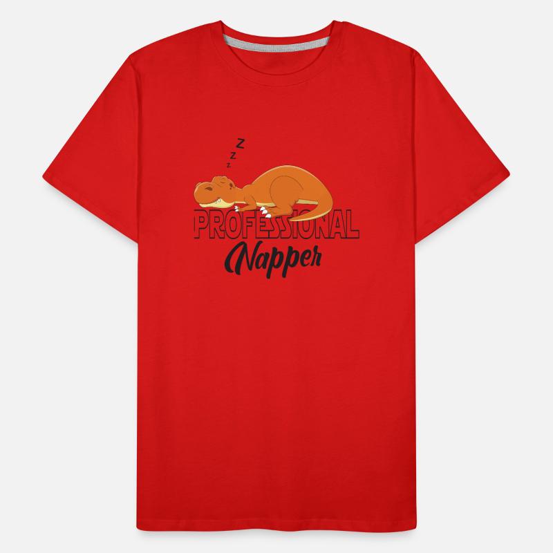 Professinonal Napper Dinosaur Dino Trex Dino Men's Premium Organic T-Shirt