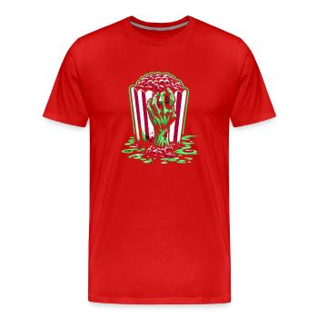 Horrorfilm-fan Zombie-horror Klassischer - Männer Premium Bio T-Shirt - Rot - Vorne - Damien (186cm)