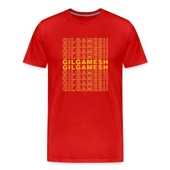 Mesopotamien Sumer Geschichte Osten Antike - Männer Premium Bio T-Shirt - Rot - Vorne - Damien (186cm)