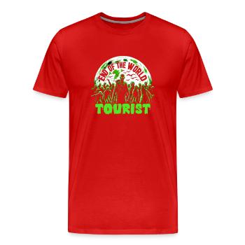 Horrorfilm-fan Zombie-horror Klassischer - Männer Premium Bio T-Shirt - Rot - Vorne - Damien (186cm)