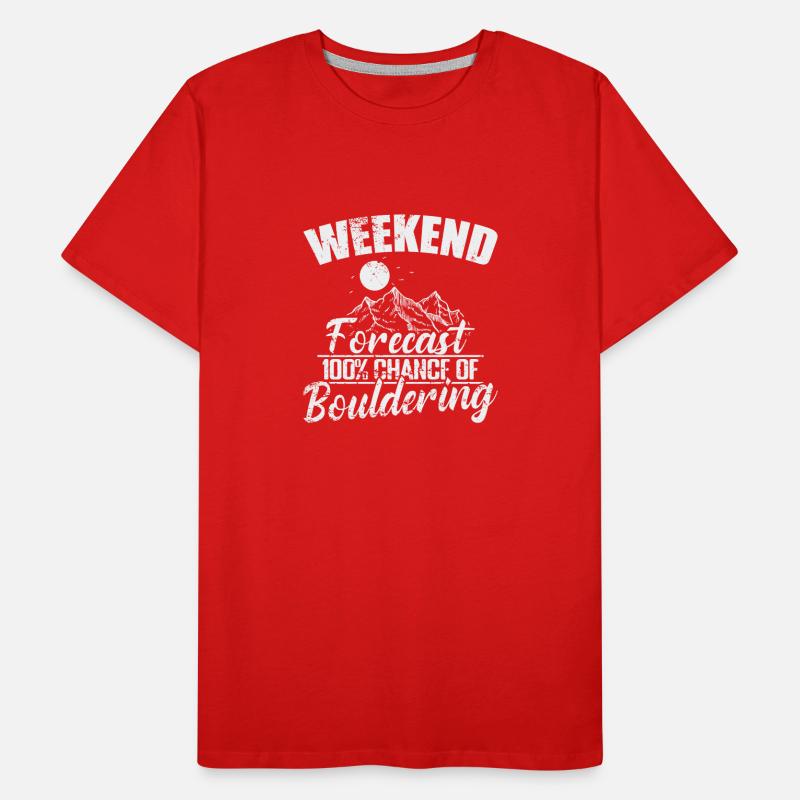 Prévisions du week-end 100% de chances de bloc T-shirt bio Premium Homme