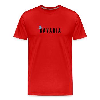Bayern Bavière - T-shirt bio Premium Homme - rouge - Devant - Damien (186cm)