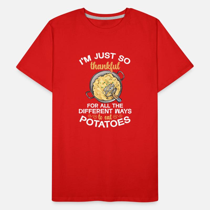 Mashed potatoes Mashed potatoes Men's Premium Organic T-Shirt