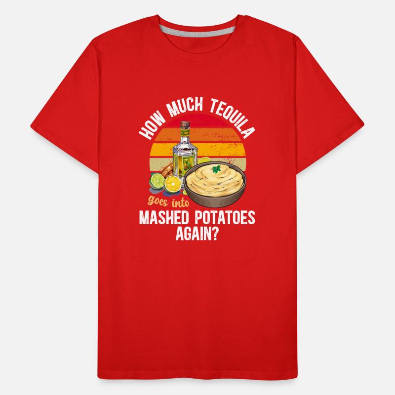 Mashed potatoes Mashed potatoes Men's Premium Organic T-Shirt