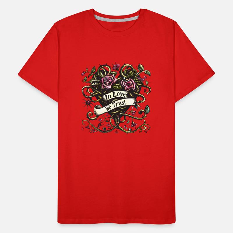 Thorny Affection Emblem Men's Premium Organic T-Shirt