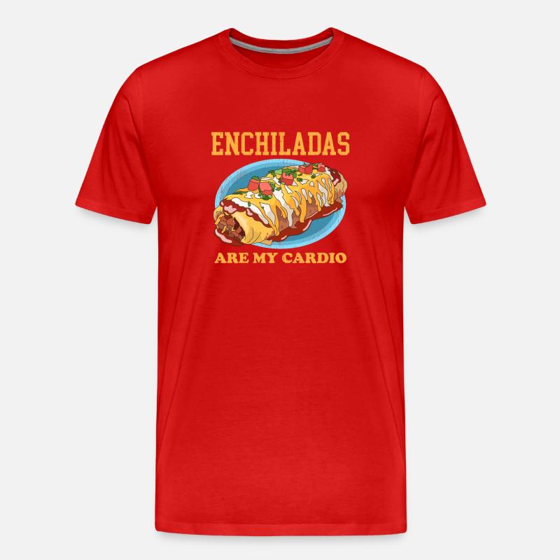 Enchilada mexikanische Enchiladas Geschenk - Männer Premium Bio T-Shirt - Rot