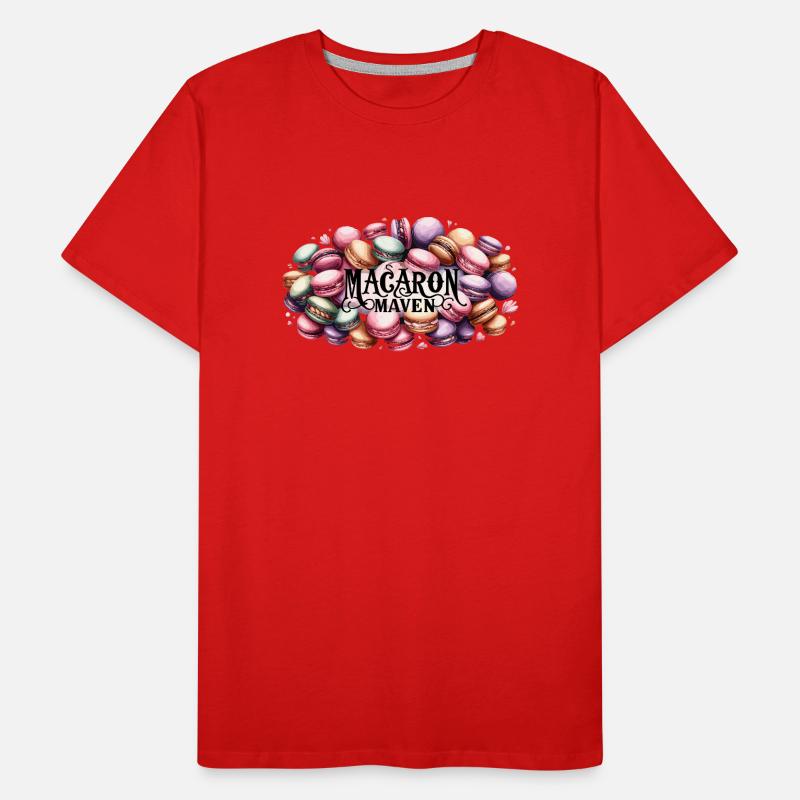 Amateurs de macarons Macarons français T-shirt bio Premium Homme