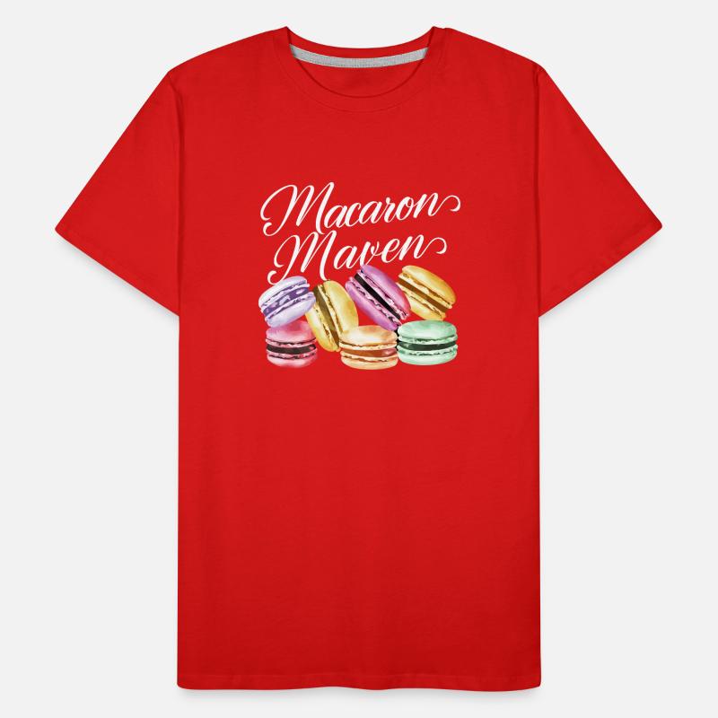 Amateurs de macarons Macarons français T-shirt bio Premium Homme