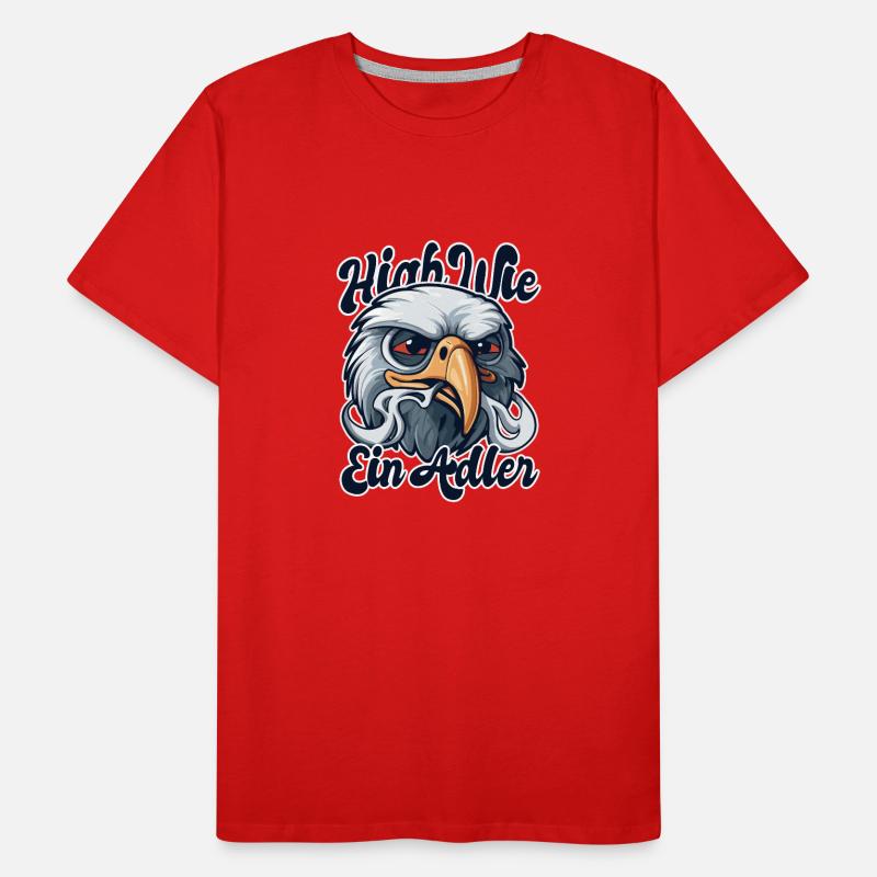 High as an eagle Men's Premium Organic T-Shirt