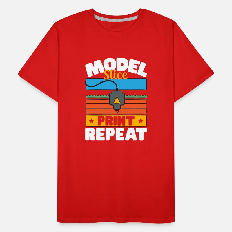 3D Printer 3D Printing Men's Premium Organic T-Shirt