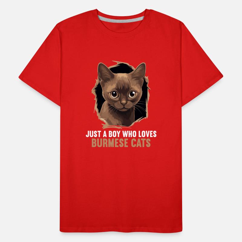 Chat birman Birmanie Katze T-shirt bio Premium Homme