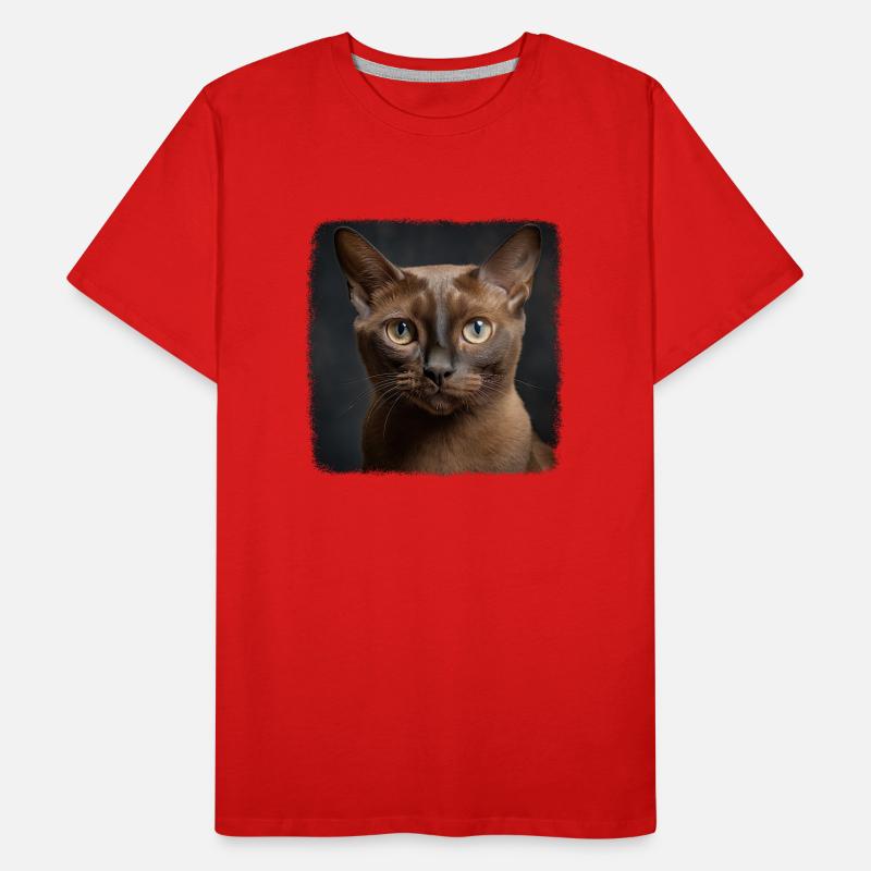 Chat birman Birmanie Katze T-shirt bio Premium Homme
