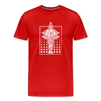 Gott Zurvan Zurvanismus Iran Zoroastrier - Männer Premium Bio T-Shirt - Rot - Vorne - Damien (186cm)