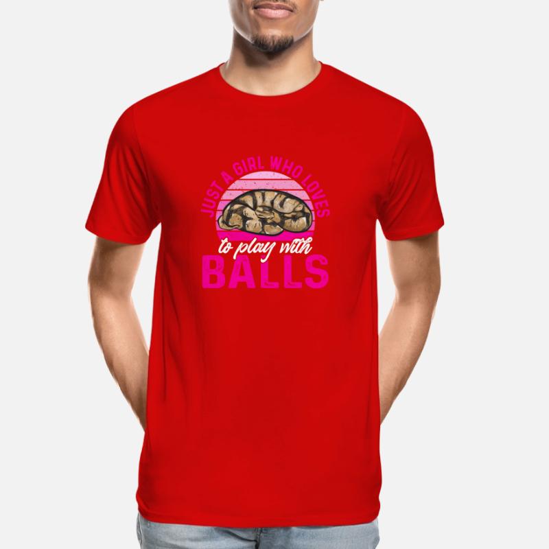 Ball Python Snake King Python Men's Premium Organic T-Shirt