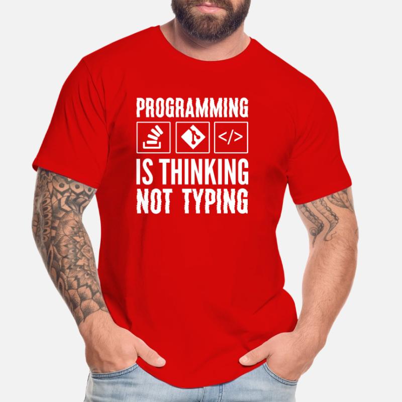 Lustiger Softwareentwickler Computerprogrammierer Männer Premium Bio T-Shirt
