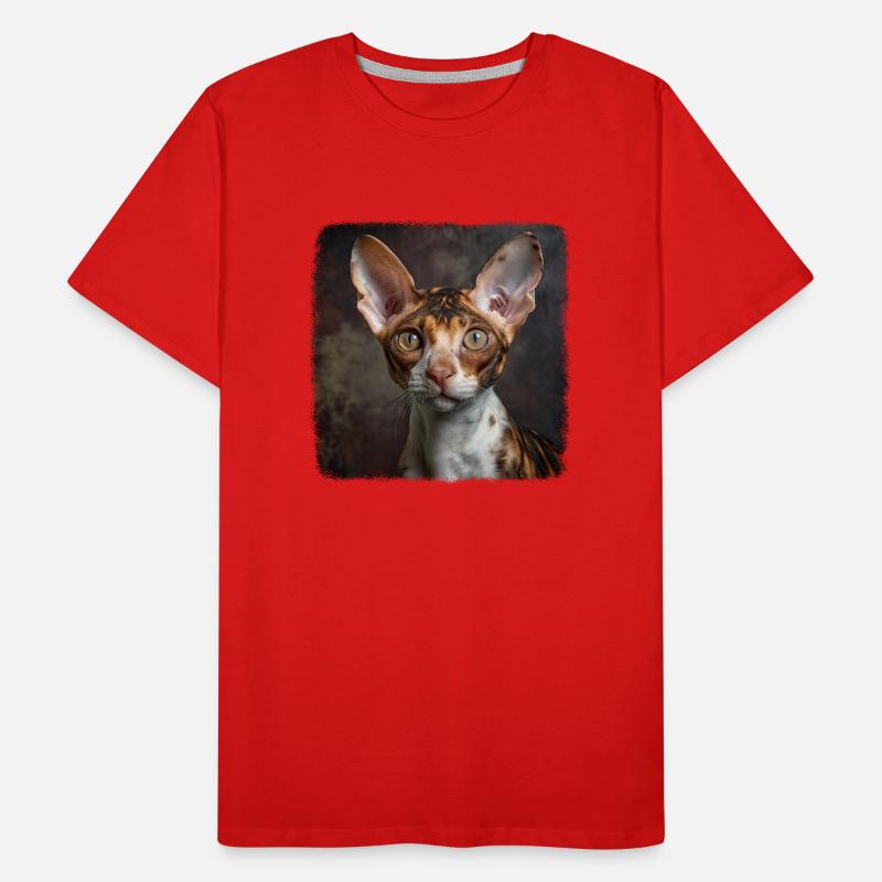 Cornish Rex Kätzchen Cornish Rex Katze Männer Premium Bio T-Shirt