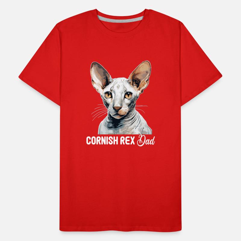 Chaton Cornish Rex Chat Cornish Rex T-shirt bio Premium Homme