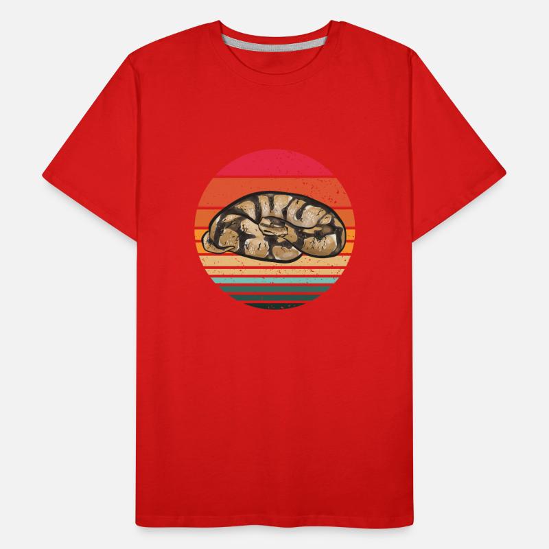 Ball Python Snake King Python Men's Premium Organic T-Shirt