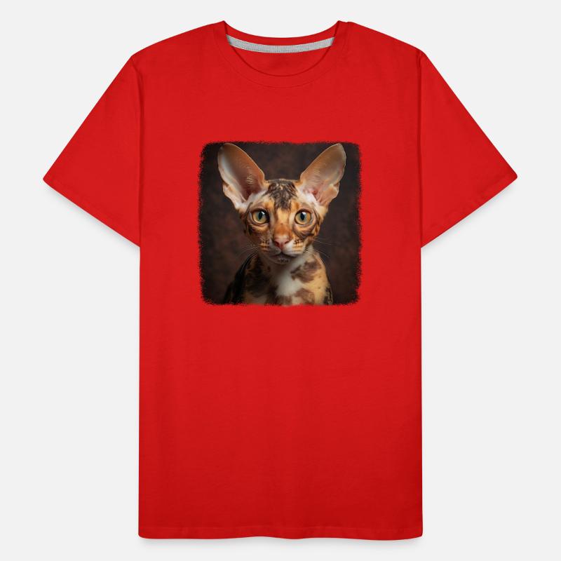 Cornish Rex Kätzchen Cornish Rex Katze Männer Premium Bio T-Shirt