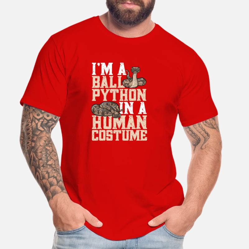 Ball Python Snake King Python Men's Premium Organic T-Shirt