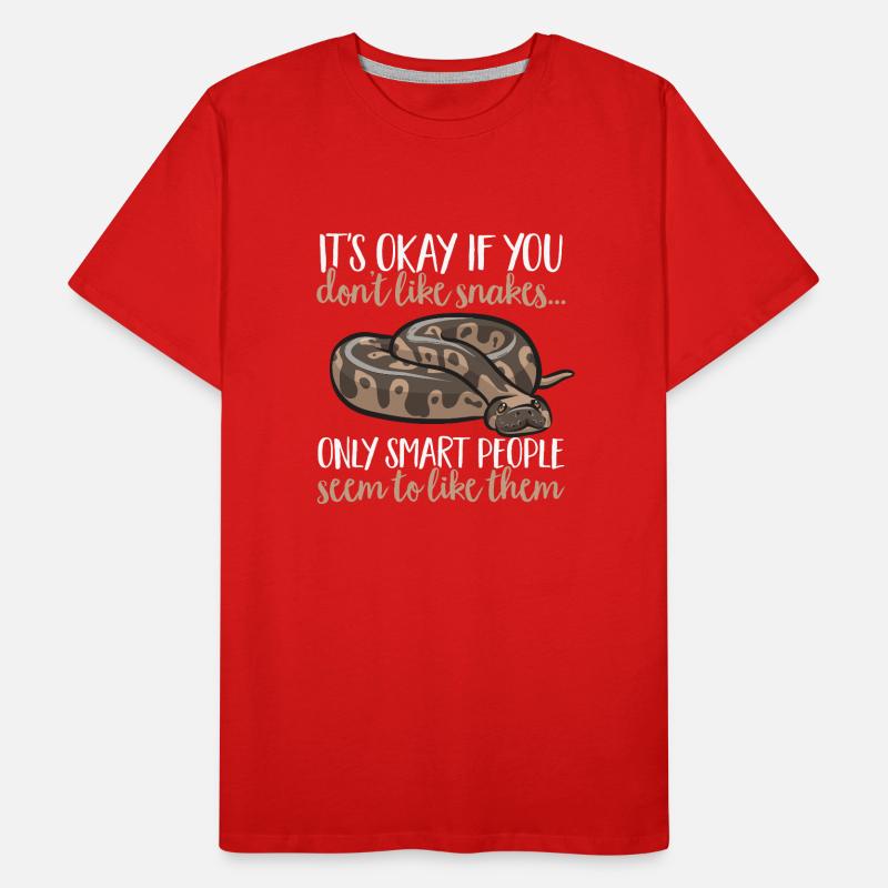 Ball Python Snake King Python Men's Premium Organic T-Shirt