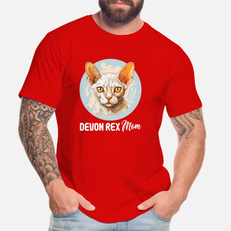 Devon Rex Kätzchen Devon Rex Katze Männer Premium Bio T-Shirt