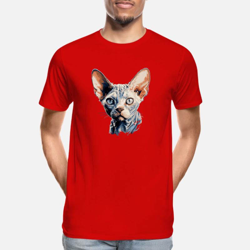 Devon Rex Kitten Devon Rex Cat Men's Premium Organic T-Shirt