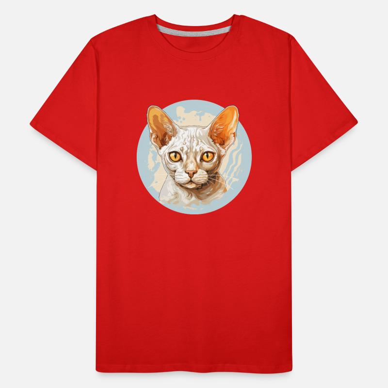 Chaton Devon Rex Chat Devon Rex T-shirt bio Premium Homme