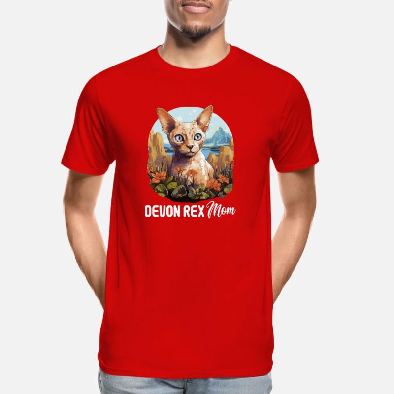 Devon Rex Kitten Devon Rex Cat Men's Premium Organic T-Shirt