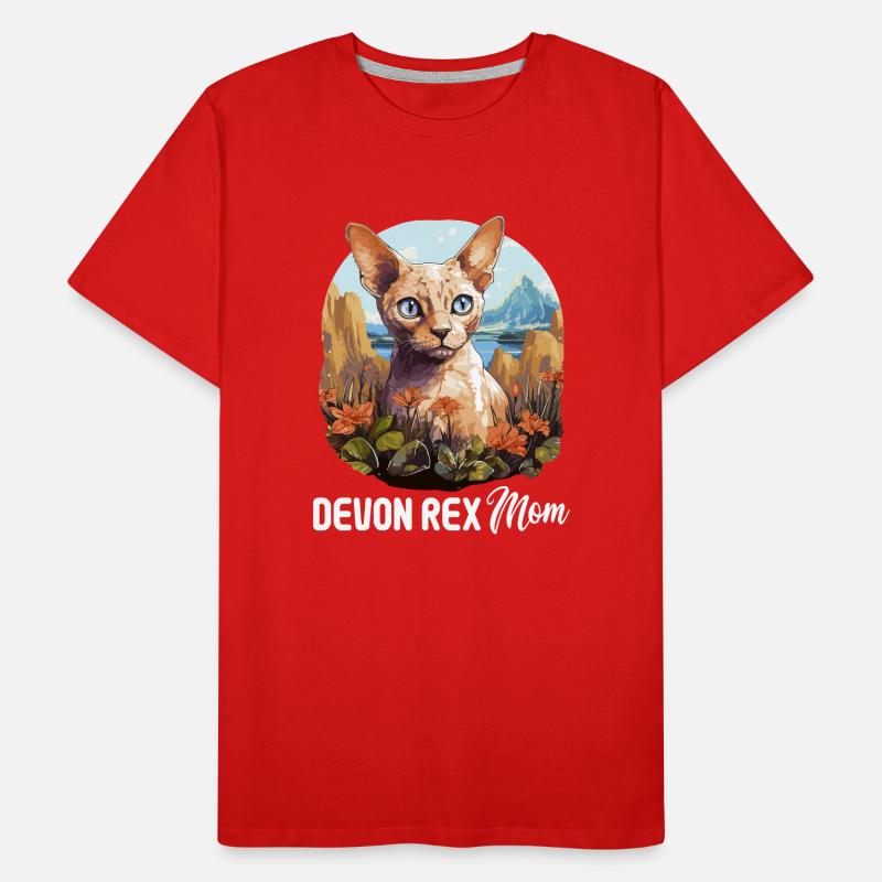 Devon Rex Kitten Devon Rex Cat Men's Premium Organic T-Shirt