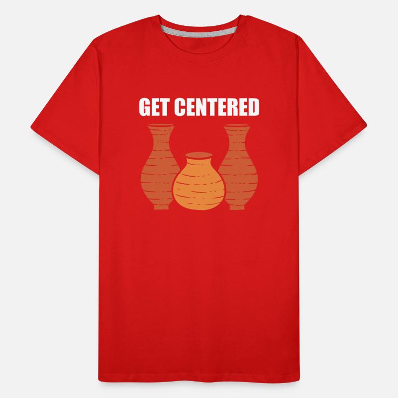 Get Centered Keramiker Männer Premium Bio T-Shirt