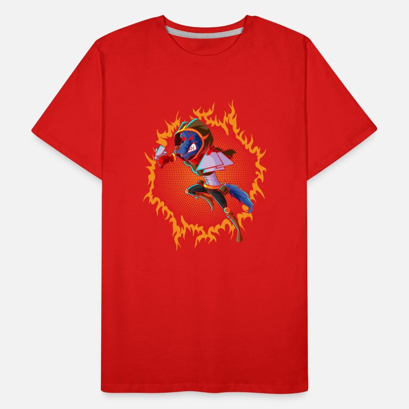 The Gambler's Wolf Men's Premium Organic T-Shirt