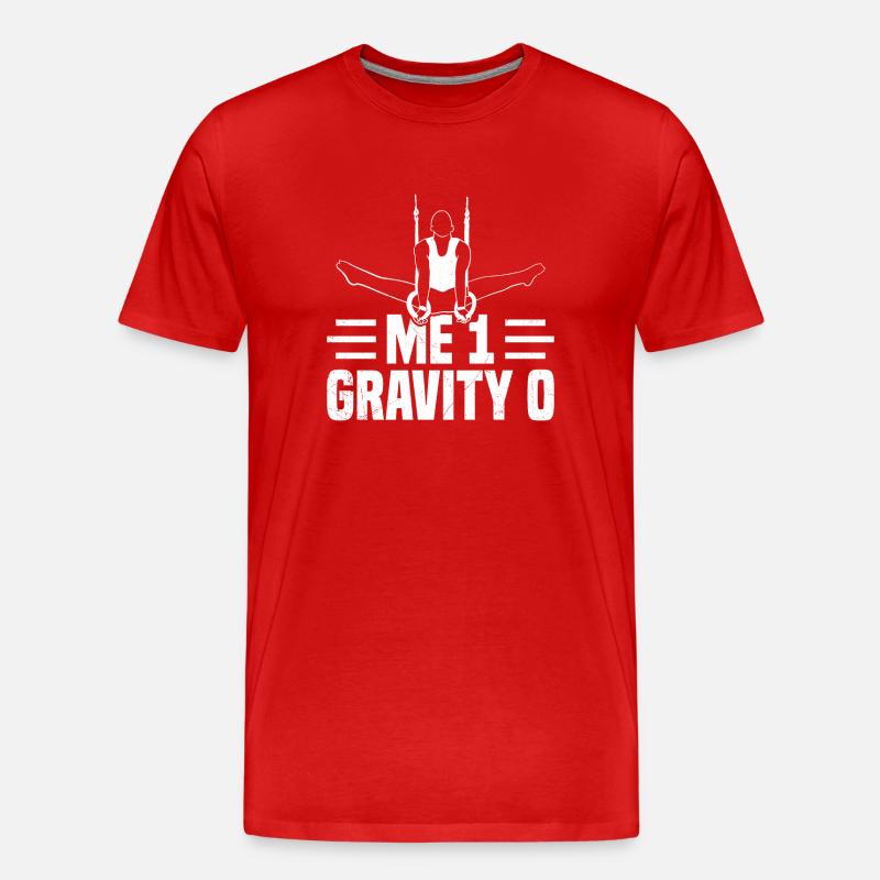 Ring Gymnastics 7 - Männer Premium Bio T-Shirt - Rot