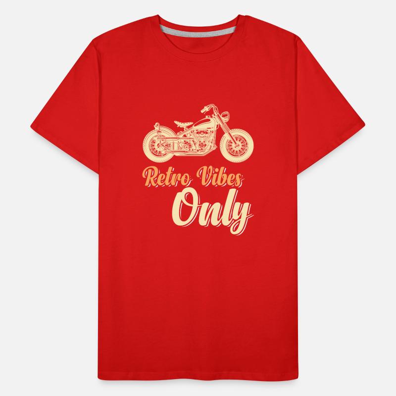 Retro Vibes Only Men's Premium Organic T-Shirt